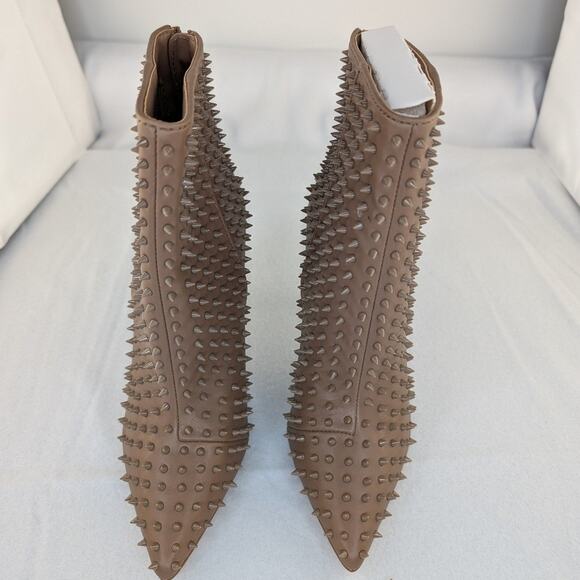 Steve Madden Brown Studded Heels - Picture 4 of 7